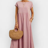 Amaya | Лека памучна рокля с джобове