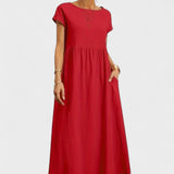 Amaya | Лека памучна рокля с джобове