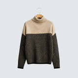 Петра | Елегантен дамски ролка с шарен дизайн