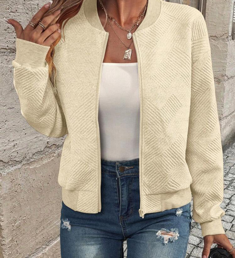 Dora – Strukturált bomber dzseki cipzárral