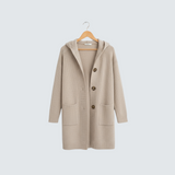 Олга | Елегантен дълъг плетен кардиган