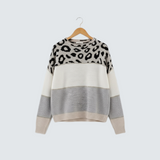 Вероника | Елегантен плетен пуловер с шарка