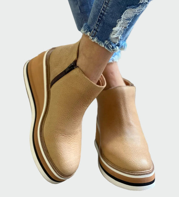 Inkas Bőr Bokacipő