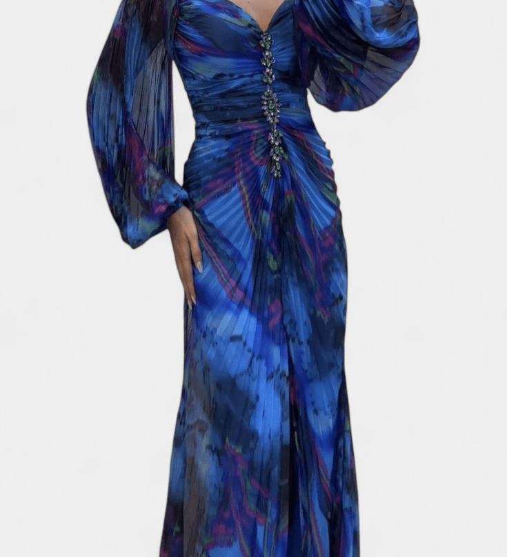 Quintessa™ | Цветна Плисирана Макси