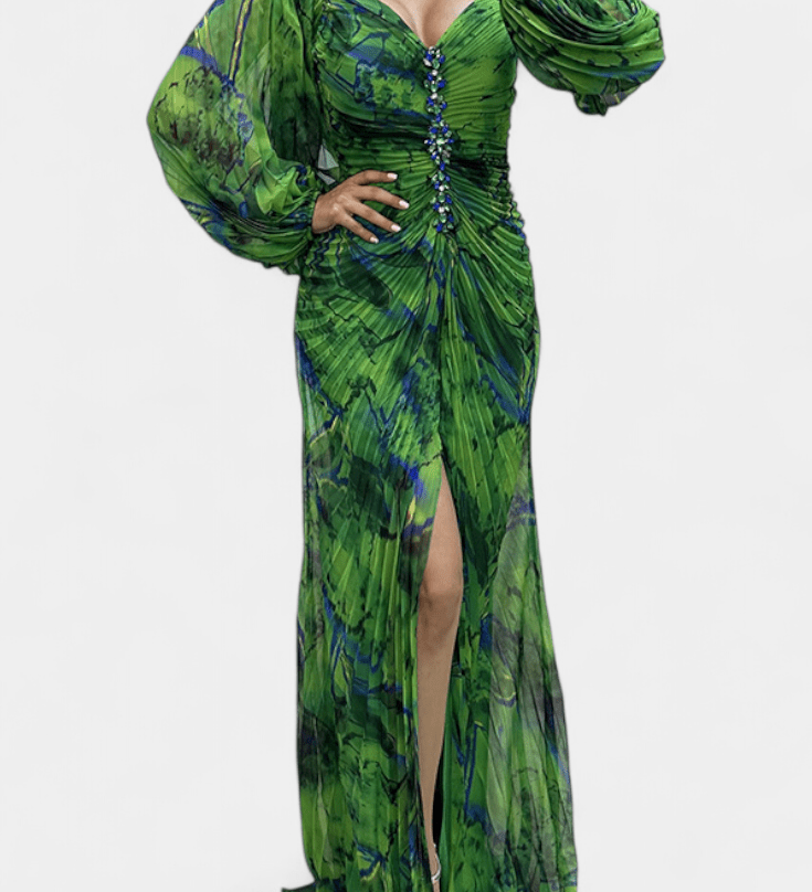 Quintessa™ | Цветна Плисирана Макси