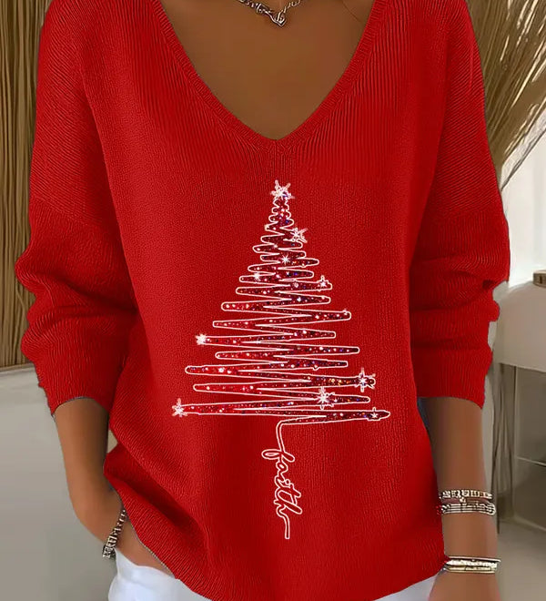 Даница | Дамска Празнична Суитшърт с Мотиви