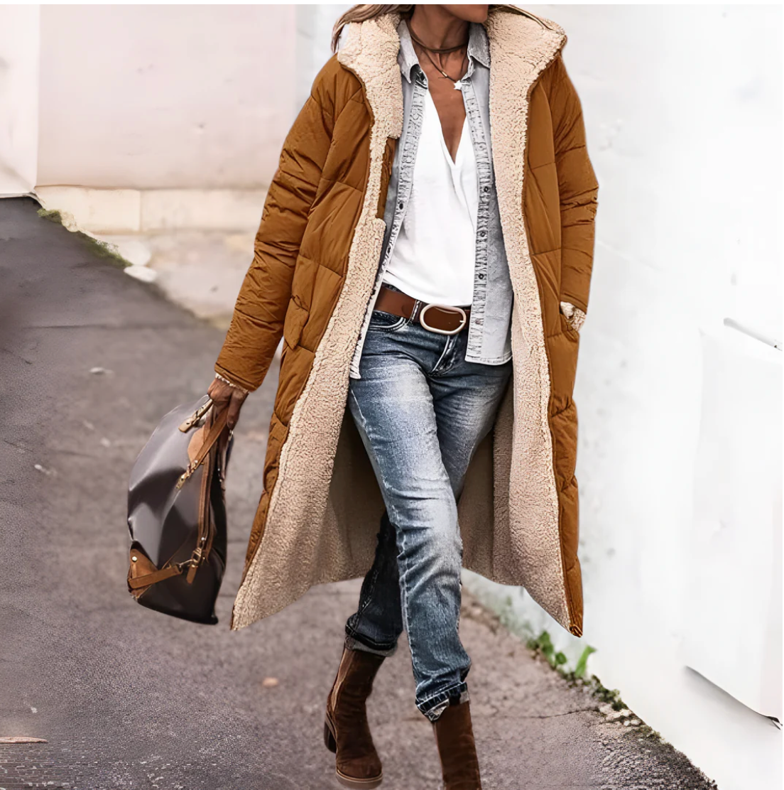 Tânia - Meleg Kétrétegű Kabát