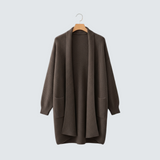 Вероника | Елегантен дълъг кардиган с джобове