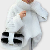 Алена | Нежен и топъл пуловер с висока яка за уютни дни