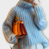 Алена | Нежен и топъл пуловер с висока яка за уютни дни