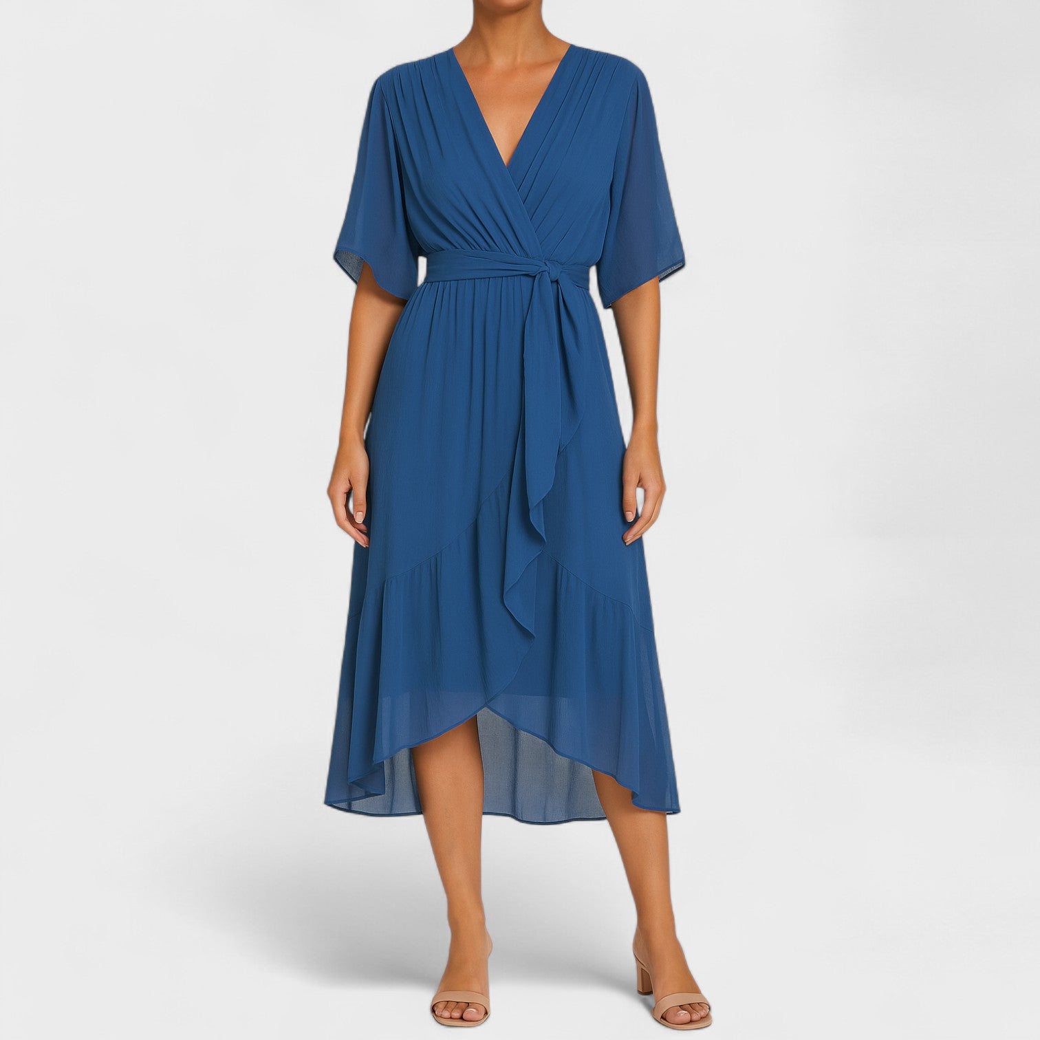 Yalina - Elegáns ruha állítható derékkal