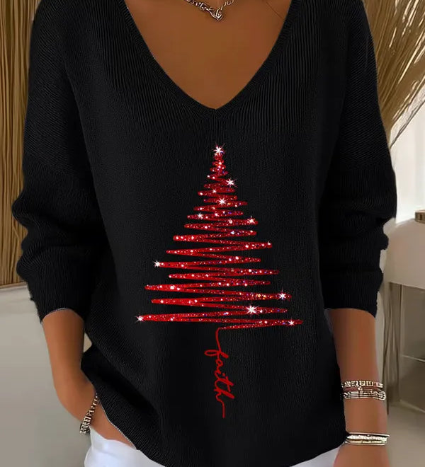 Даница | Дамска Празнична Суитшърт с Мотиви