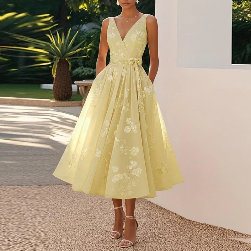 Catarina | Elegáns Midi Ruha