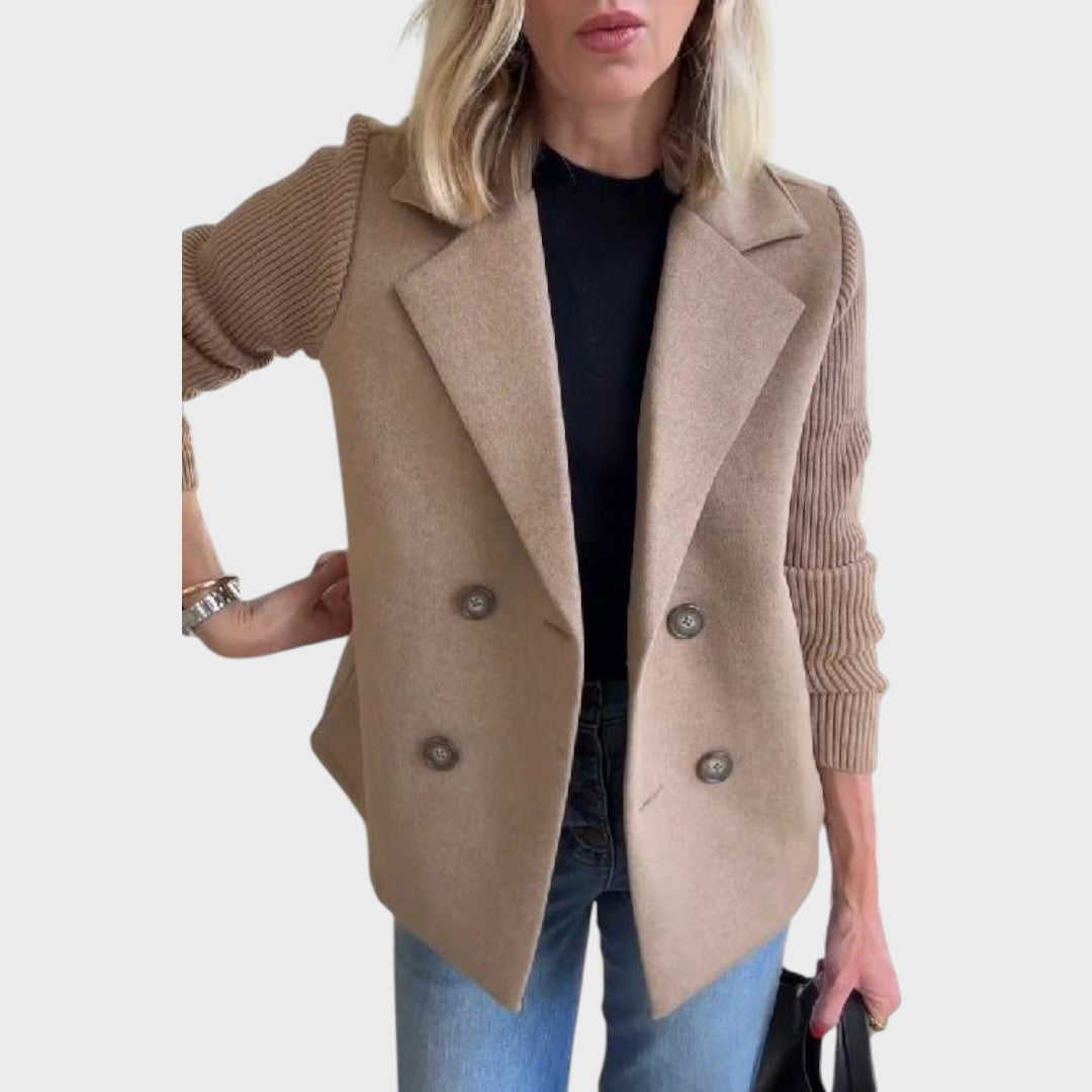 Emma - Elegáns blézer kötött ujjal