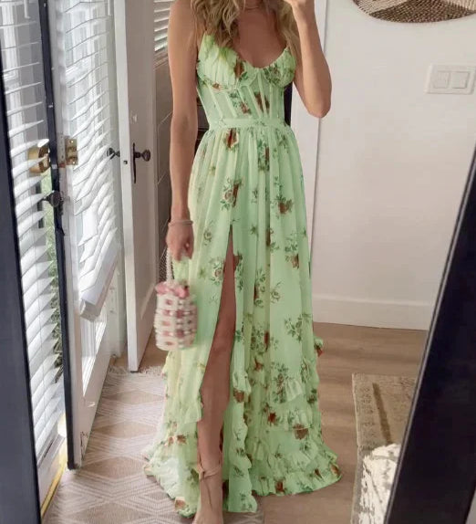 Sónia | Virágmintás midi ruha