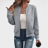 Dora – Strukturált bomber dzseki cipzárral