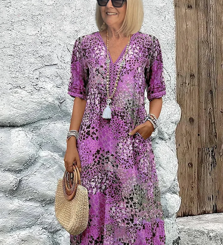 Lia | Női Midi Ruha Könnyű Anyagból