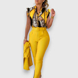 Modern leopárd mintás szett