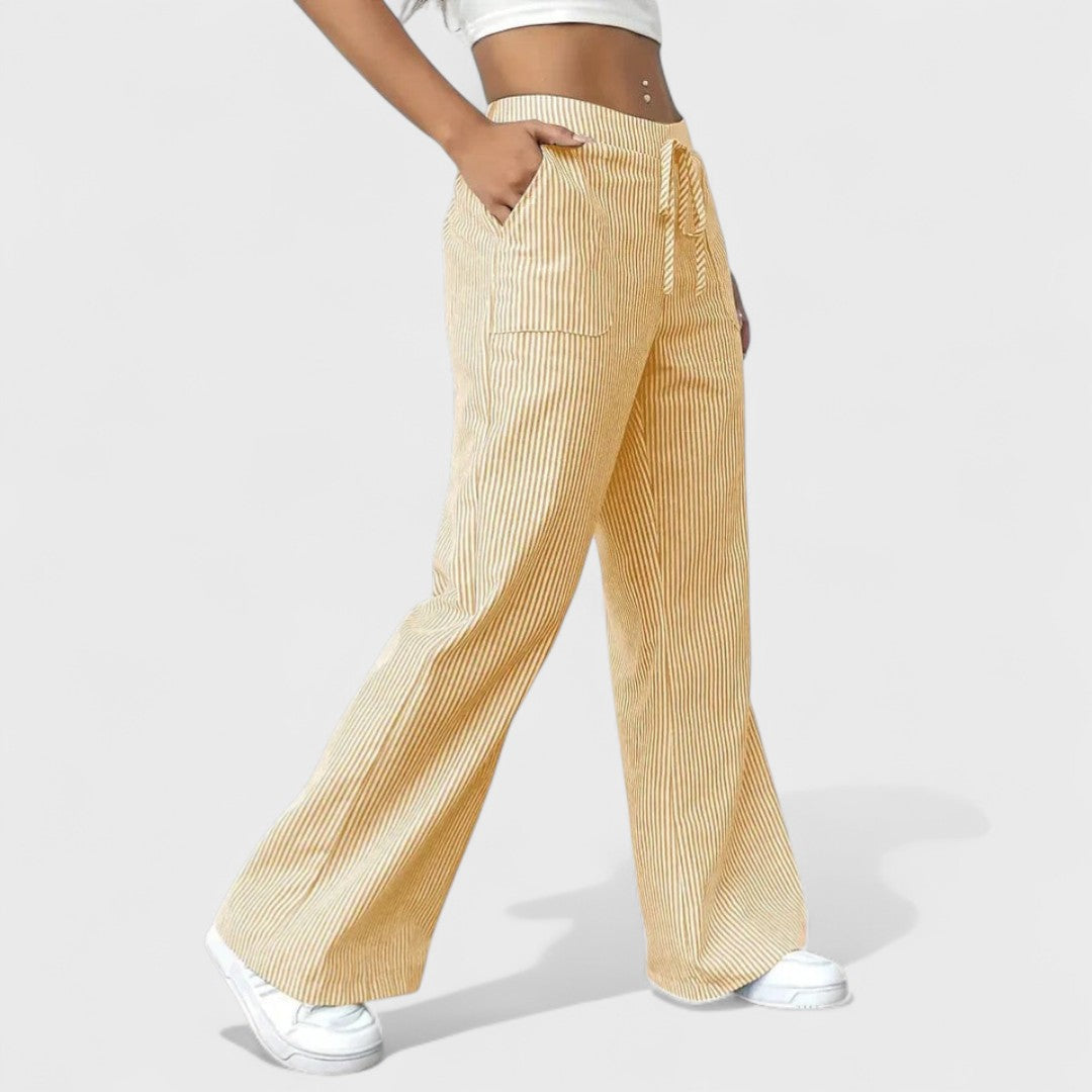 Dominique - Kényelmes Széles Nadrág