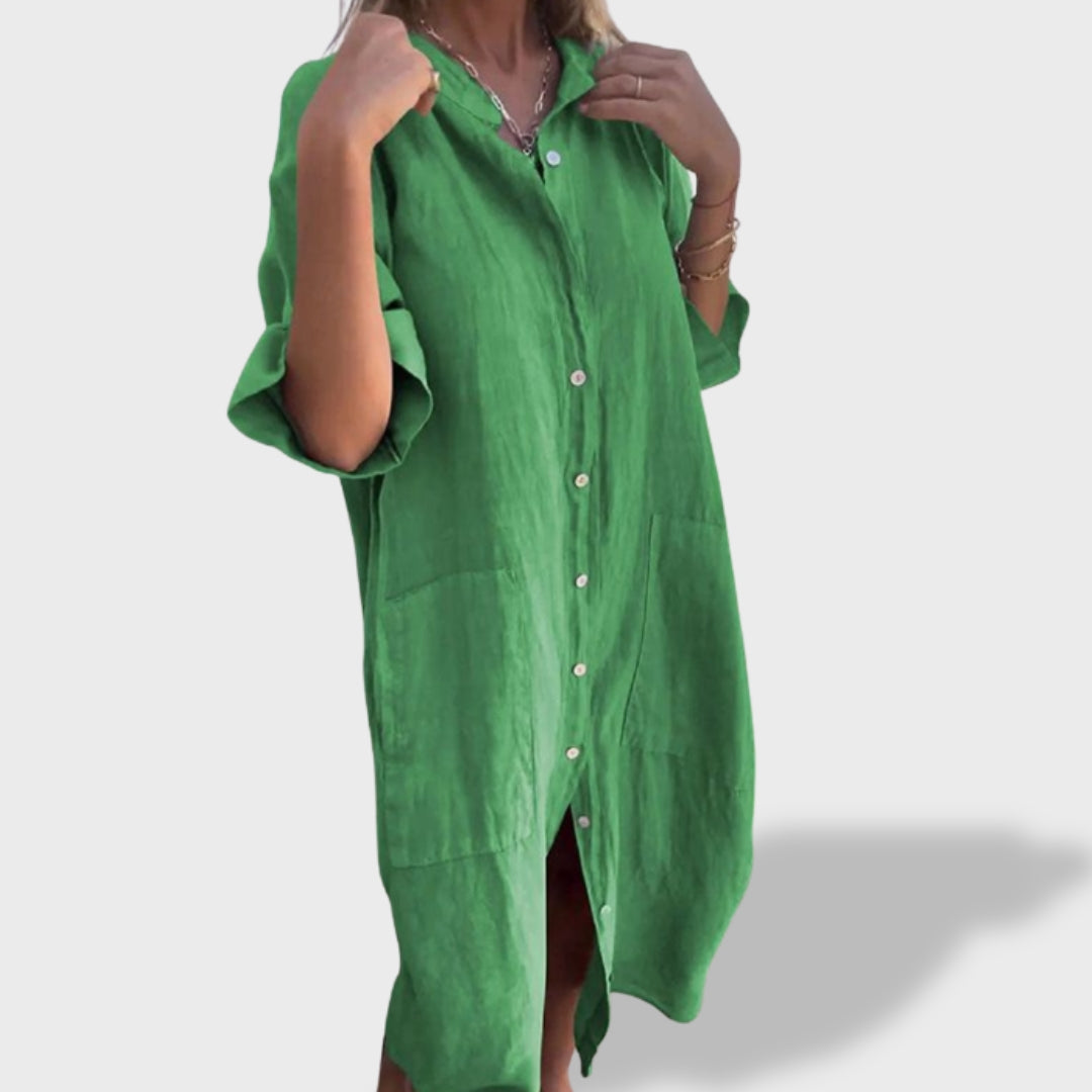 Beatriz™｜Laza Vászon Ruha