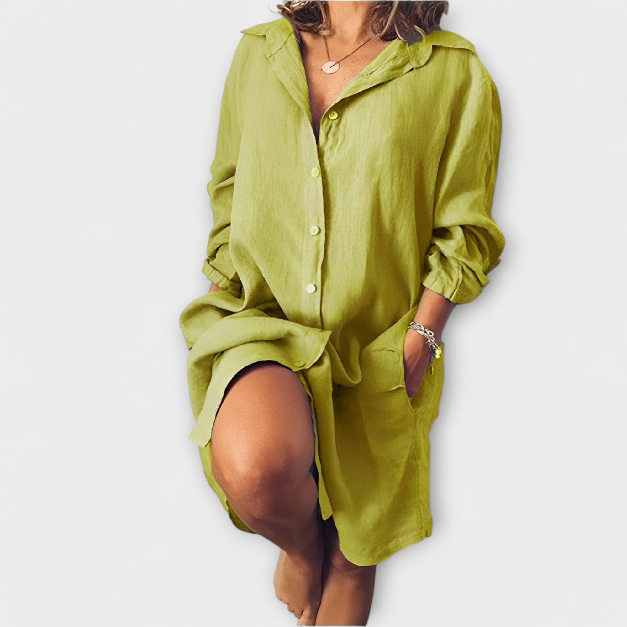 Raquel - Kényelmes vászon blúz