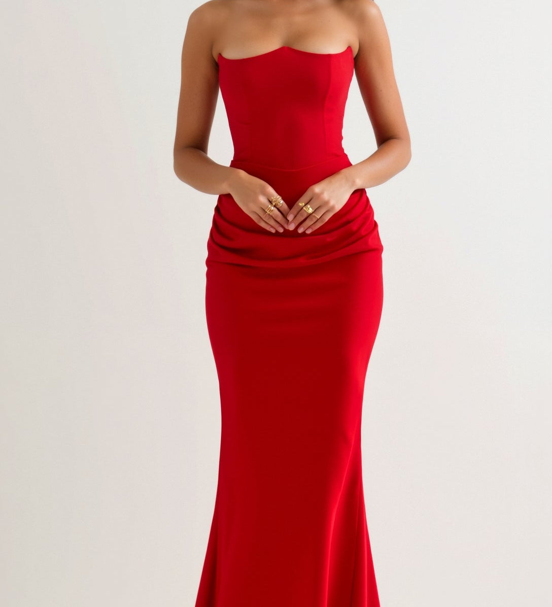 Esmeralda | Fiorella Hosszú ruha merevítővel