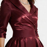 Ceryn | Сатенени Миди Рокли