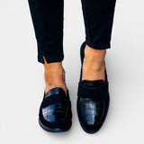 Дамски вегански кожени мокасини – Модерен класически модел