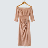 Аполония | Стилна миди рокля