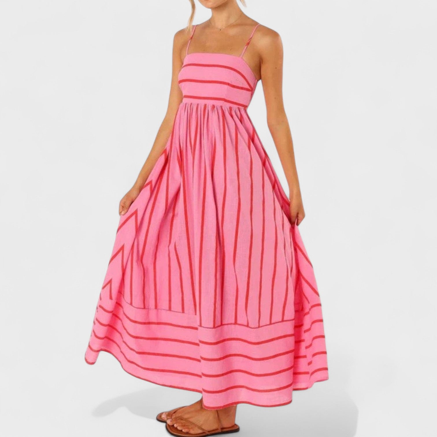 Isabel - Hosszú csíkos ruha