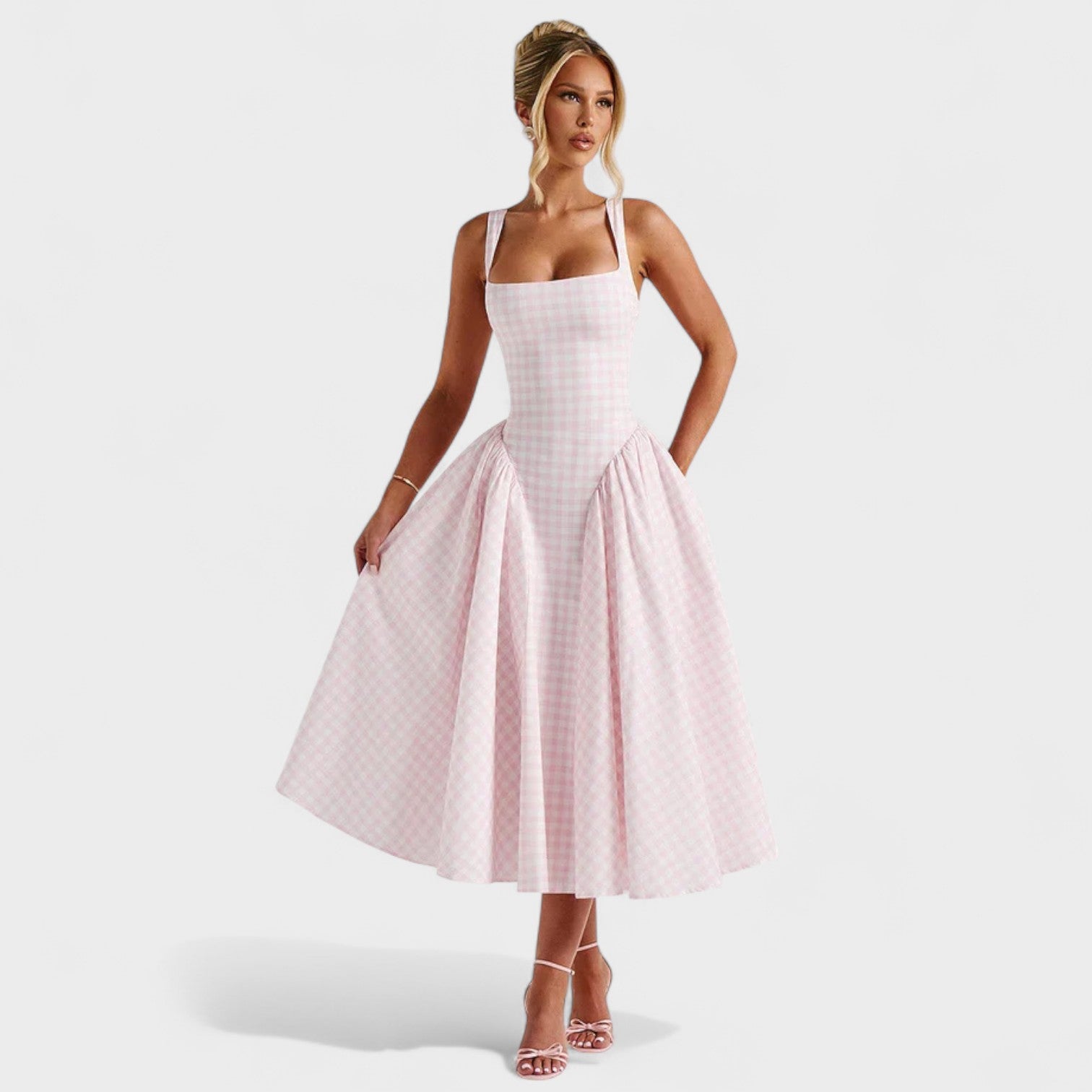 Sherrie - Vintage midi ruha