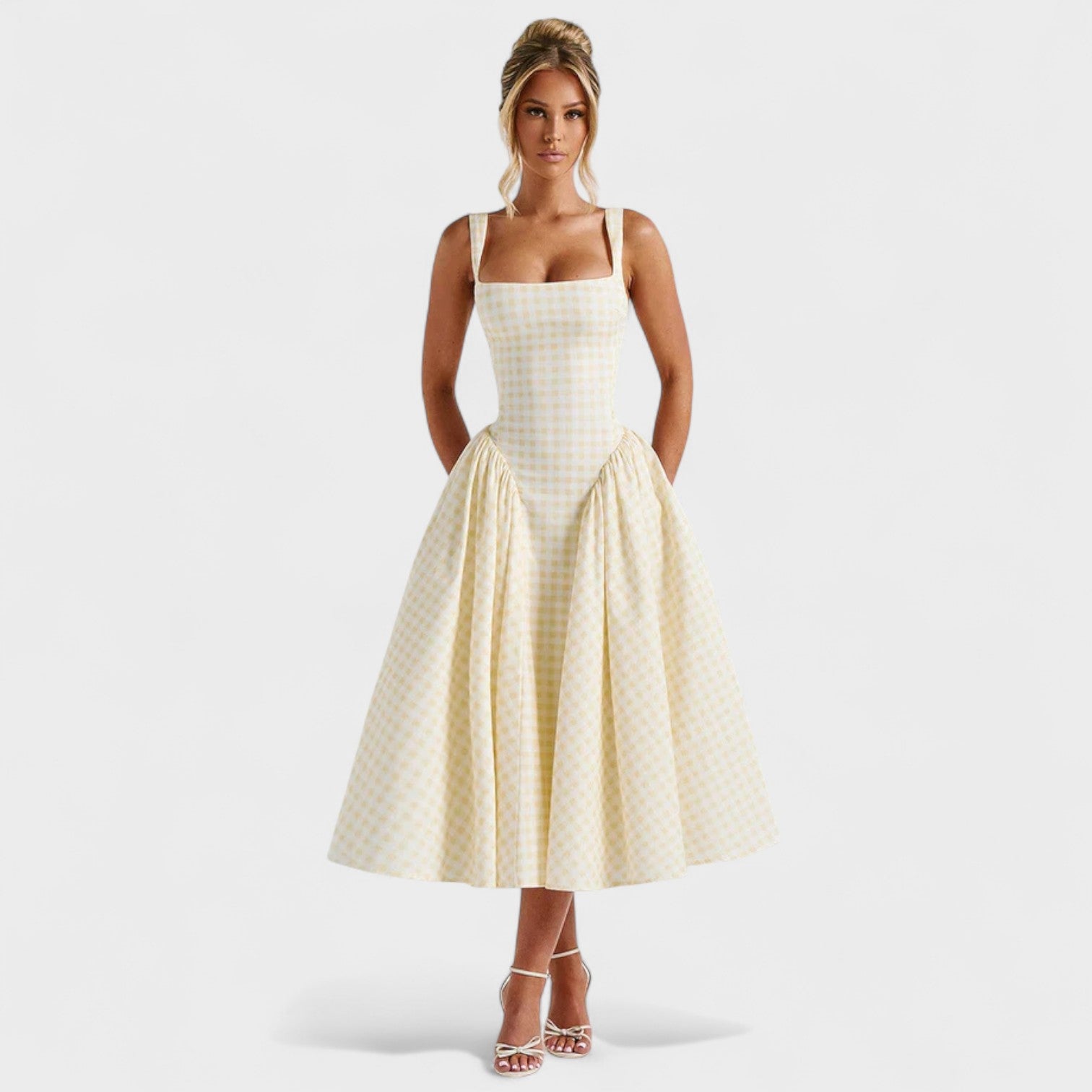 Sherrie - Vintage midi ruha