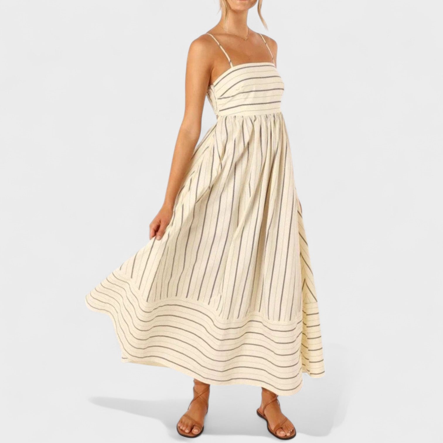 Isabel - Hosszú csíkos ruha