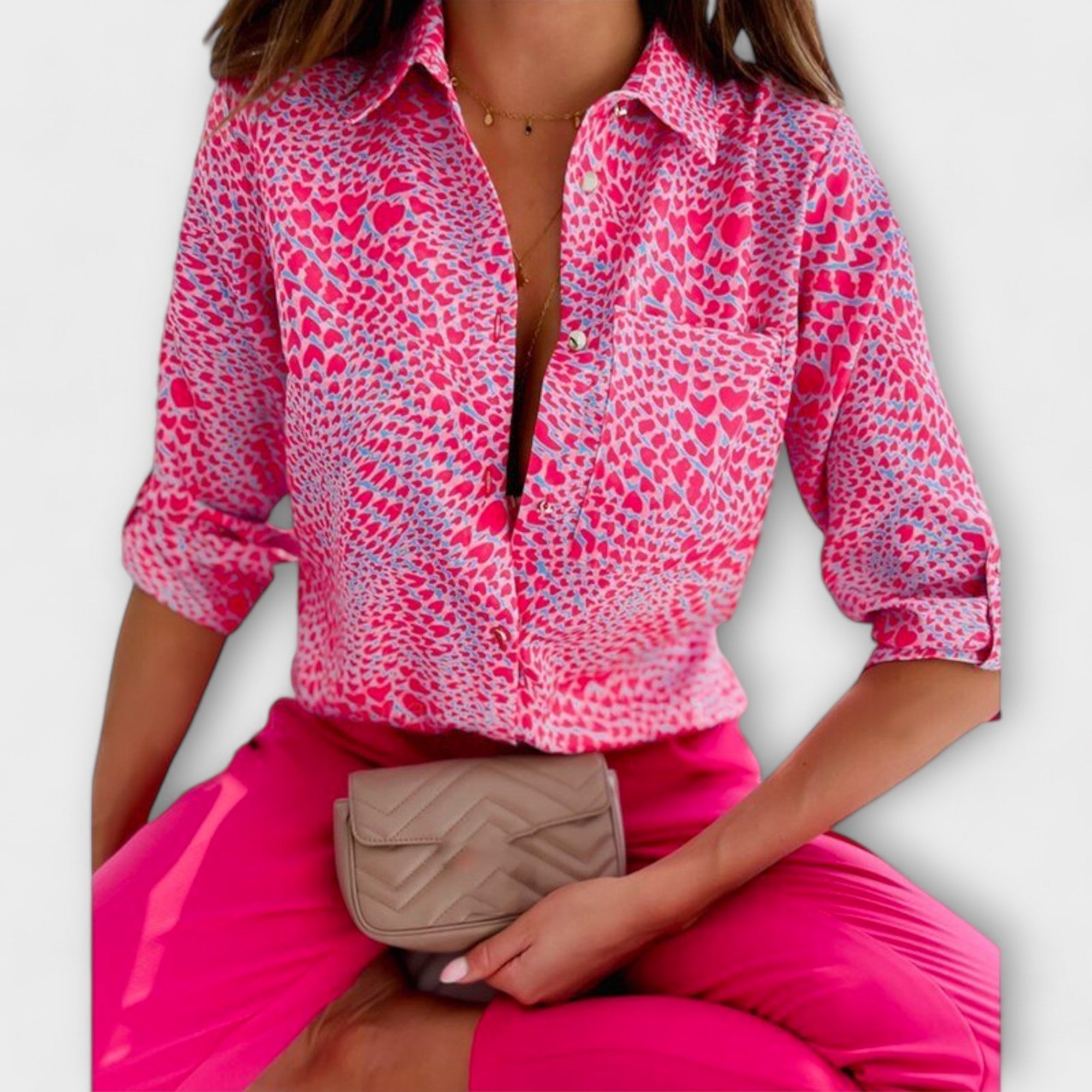 Clara - Klasszikus Galléros Blúz